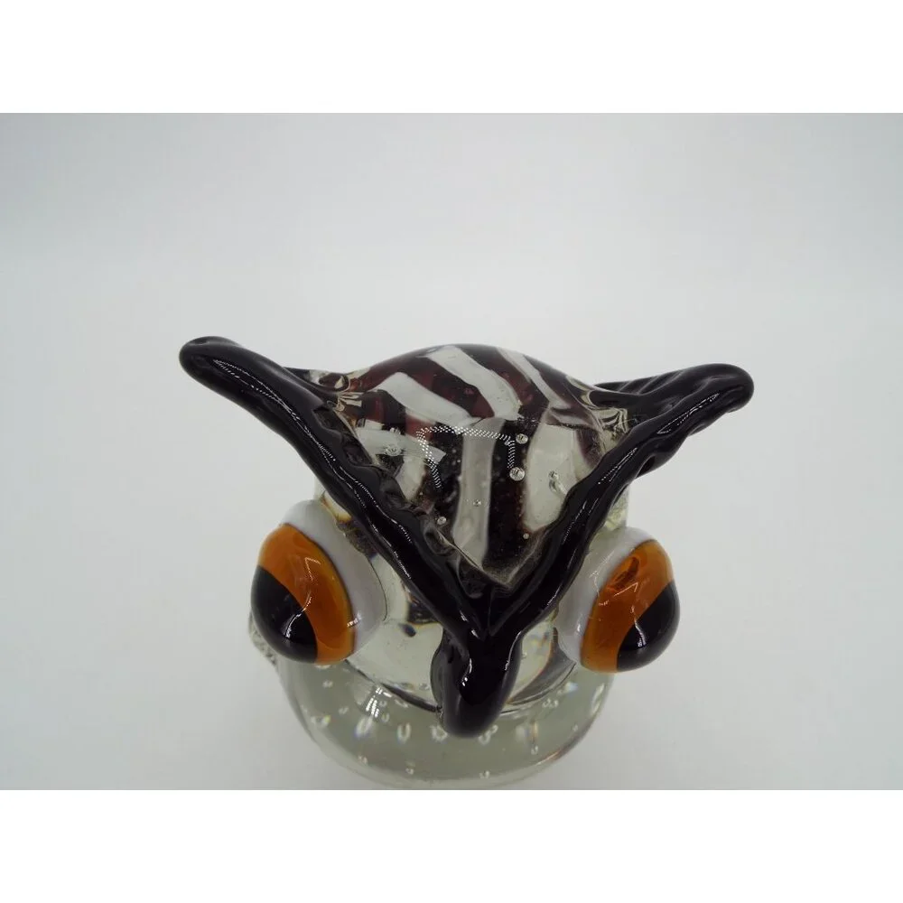 Art Glass Owl Figurine 5.5
